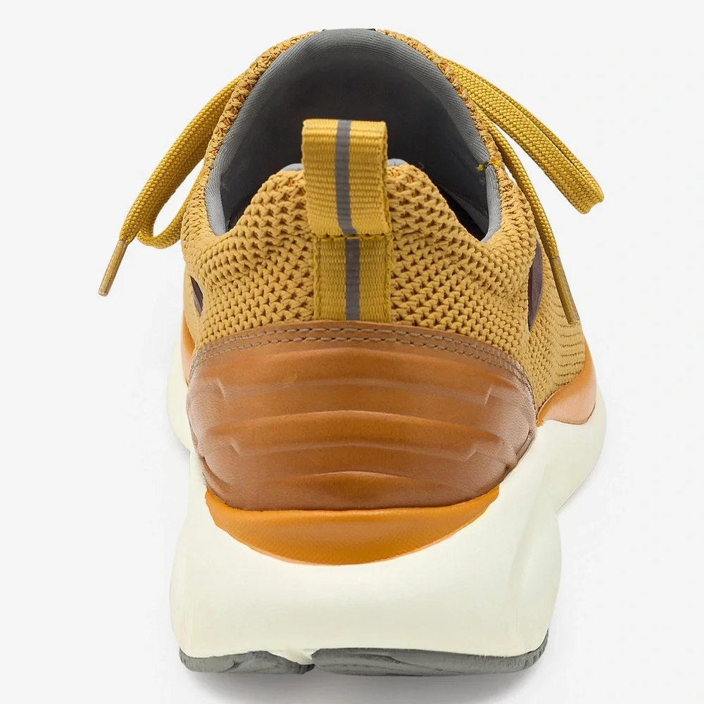 Johnston & Murphy XC4 TR1 Sport Hybrid Knit Waterproof Yellow Brown Sneakers 12